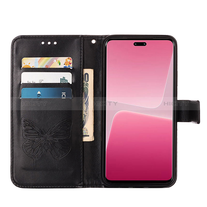 Custodia Portafoglio In Pelle Farfalla Cover con Supporto YB1 per Xiaomi Civi 2 5G