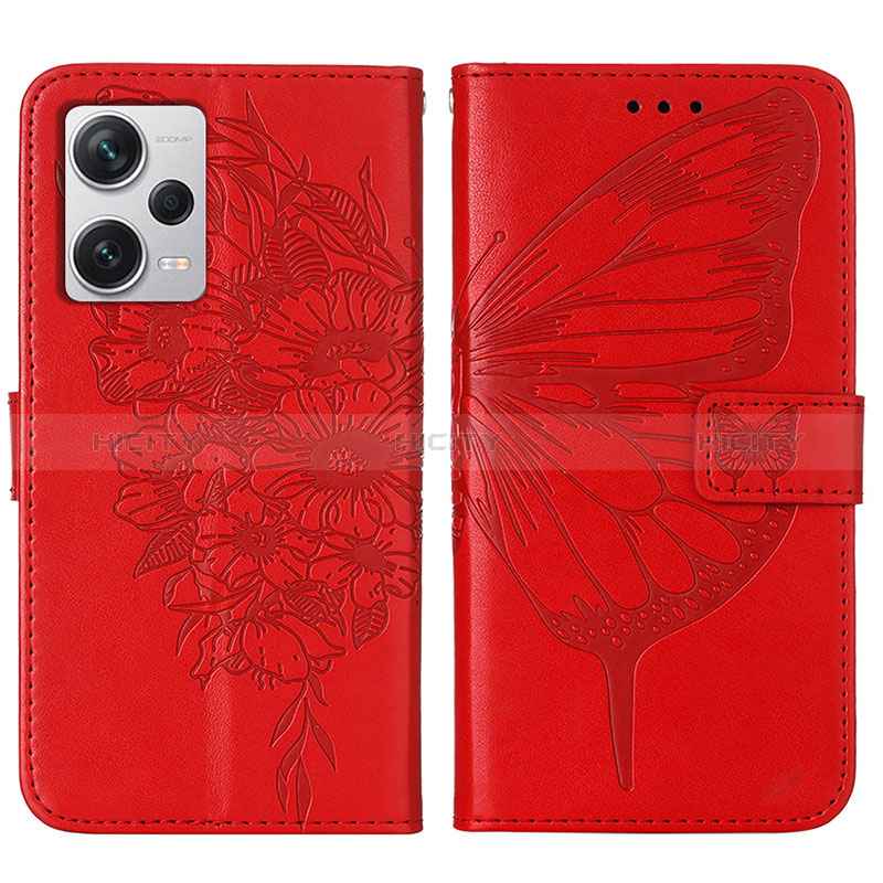 Custodia Portafoglio In Pelle Farfalla Cover con Supporto YB1 per Xiaomi Redmi Note 12 Explorer