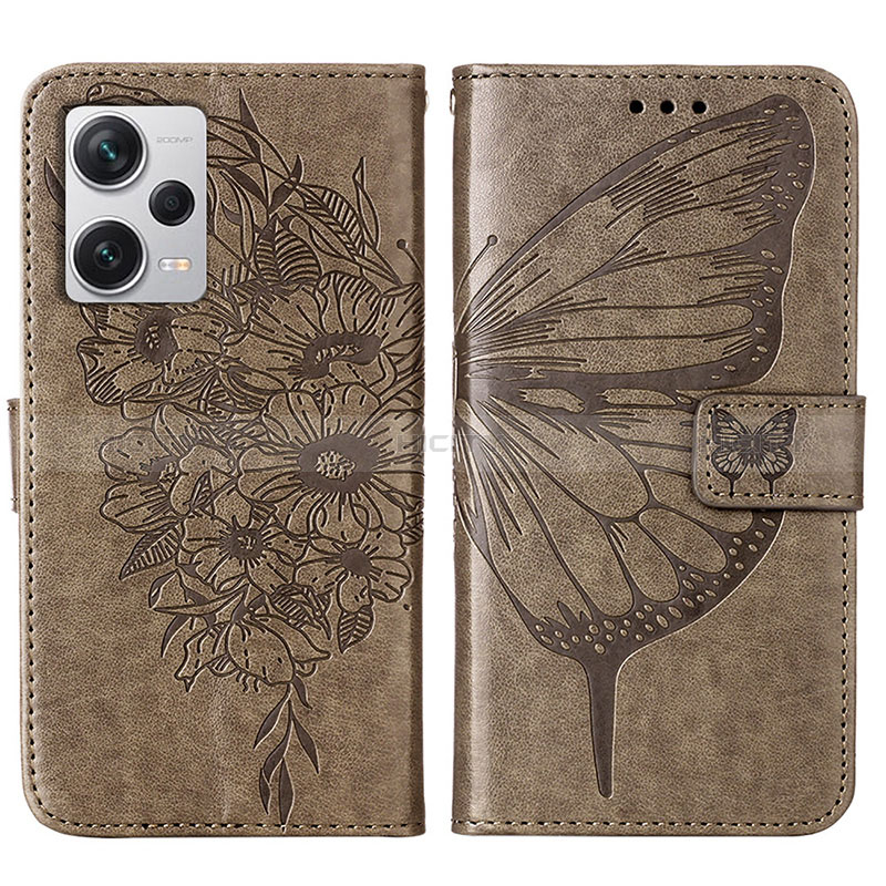 Custodia Portafoglio In Pelle Farfalla Cover con Supporto YB1 per Xiaomi Redmi Note 12 Explorer