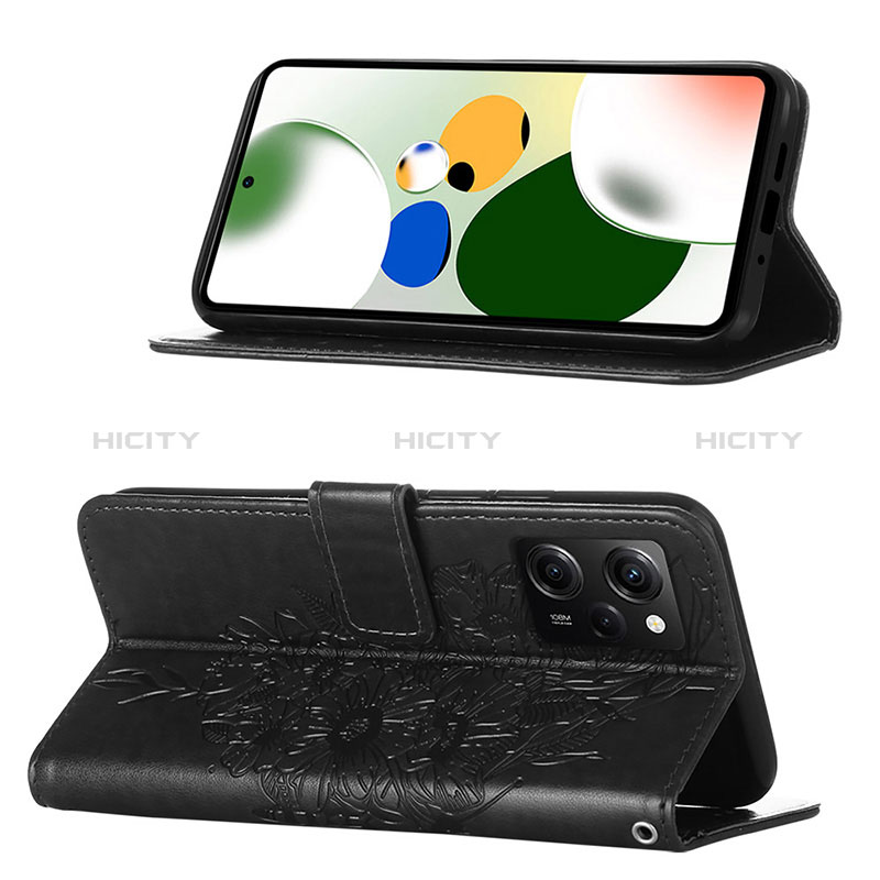 Custodia Portafoglio In Pelle Farfalla Cover con Supporto YB1 per Xiaomi Redmi Note 12 Pro Speed 5G