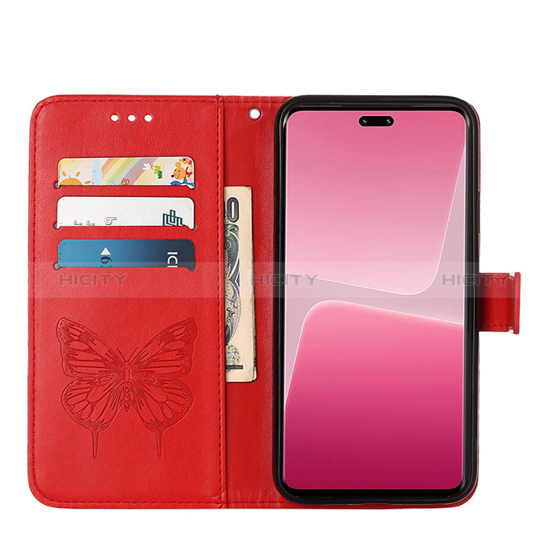 Custodia Portafoglio In Pelle Farfalla Cover con Supporto YB2 per Xiaomi Civi 2 5G