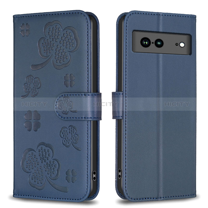 Custodia Portafoglio In Pelle Fiori Cover con Supporto BF1 per Google Pixel 7a 5G