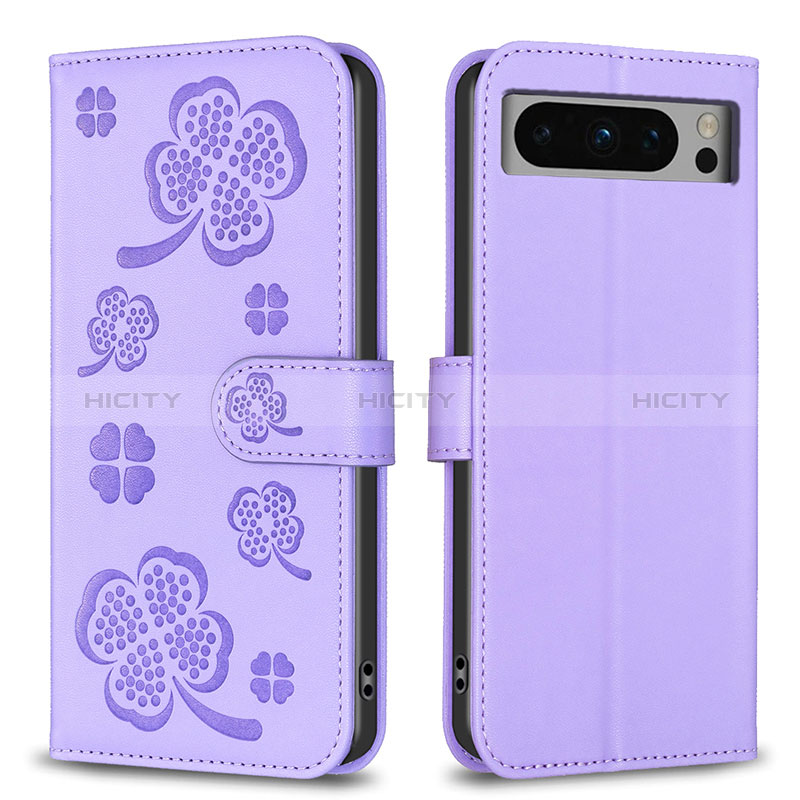 Custodia Portafoglio In Pelle Fiori Cover con Supporto BF1 per Google Pixel 8 Pro 5G