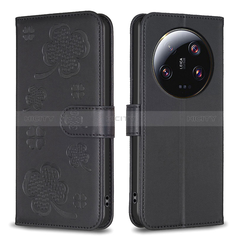 Custodia Portafoglio In Pelle Fiori Cover con Supporto BF1 per Xiaomi Mi 13 Ultra 5G