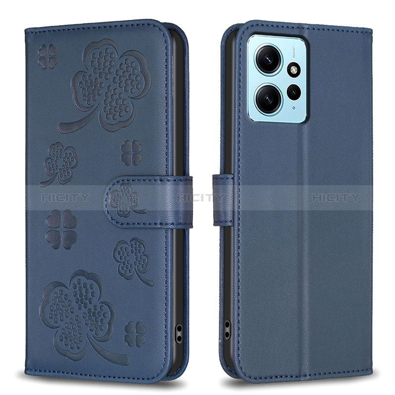 Custodia Portafoglio In Pelle Fiori Cover con Supporto BF1 per Xiaomi Redmi Note 12 4G