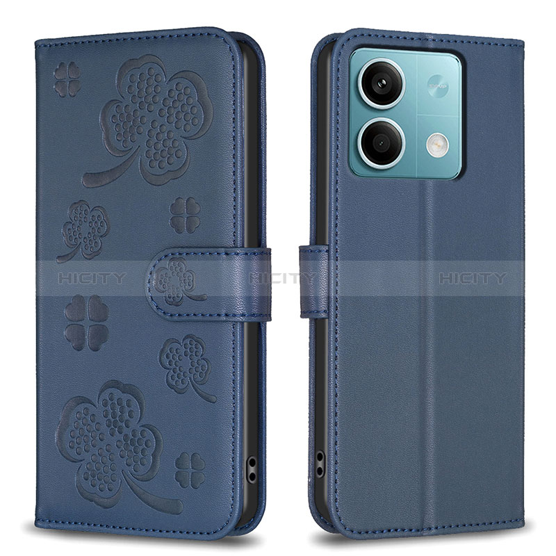 Custodia Portafoglio In Pelle Fiori Cover con Supporto BF1 per Xiaomi Redmi Note 13 5G