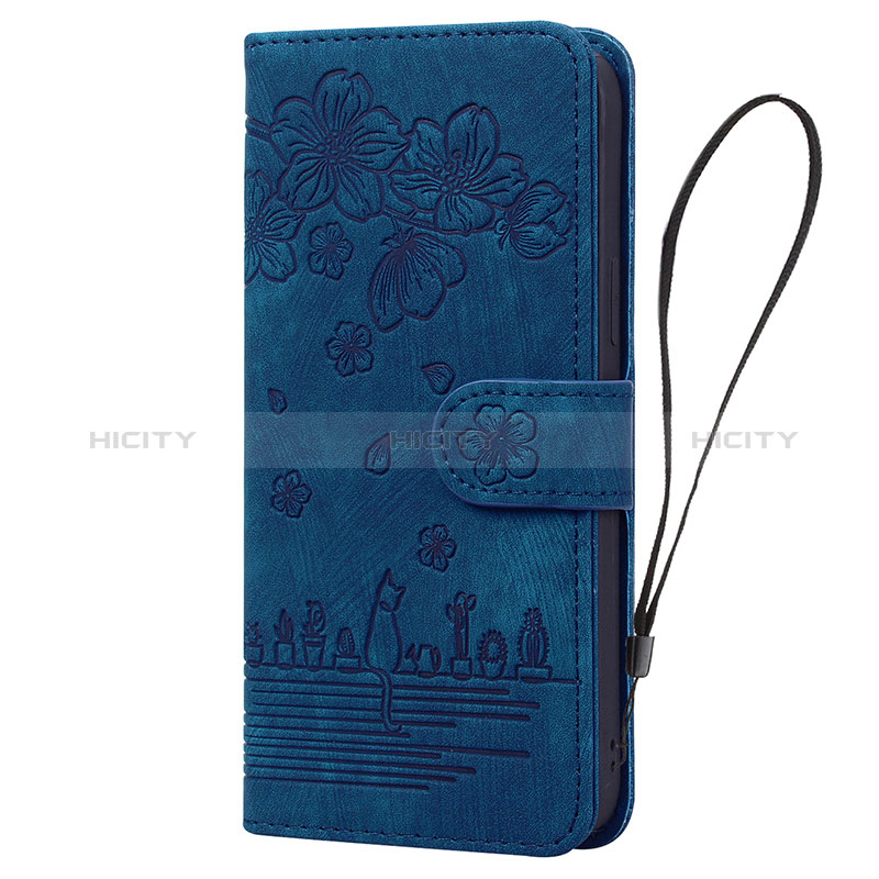 Custodia Portafoglio In Pelle Fiori Cover con Supporto HF1 per Huawei Honor 90 Lite 5G