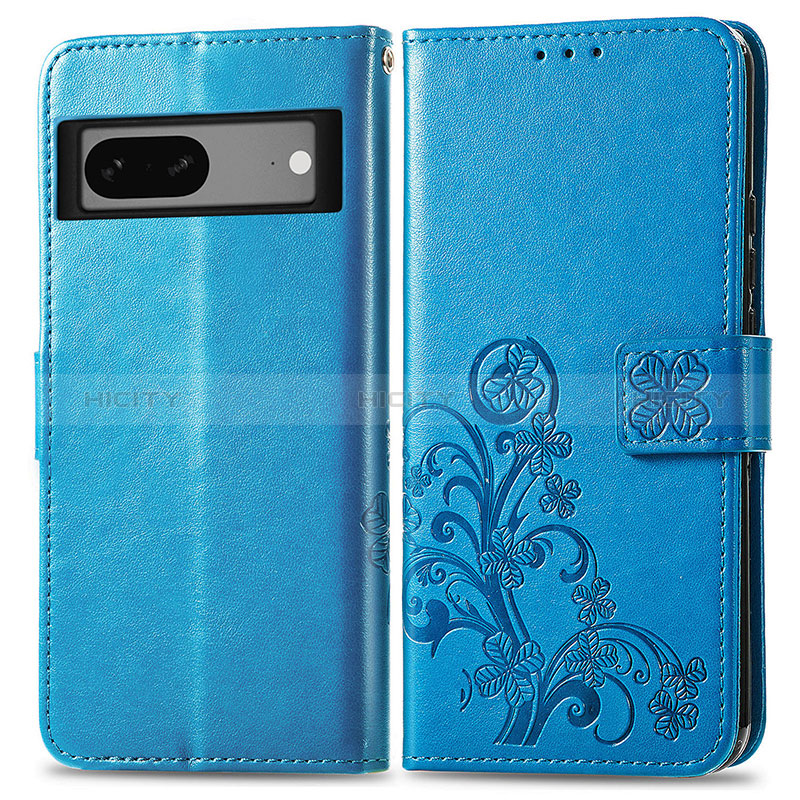 Custodia Portafoglio In Pelle Fiori Cover con Supporto per Google Pixel 7 5G