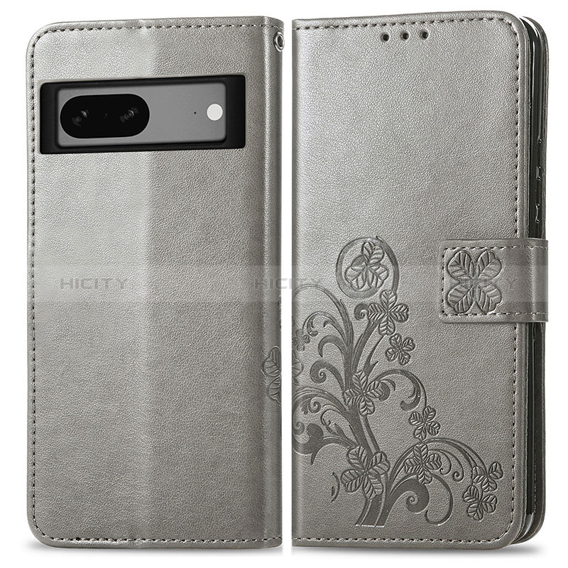 Custodia Portafoglio In Pelle Fiori Cover con Supporto per Google Pixel 7 5G