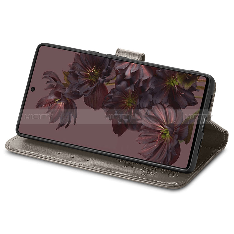 Custodia Portafoglio In Pelle Fiori Cover con Supporto per Google Pixel 7 5G