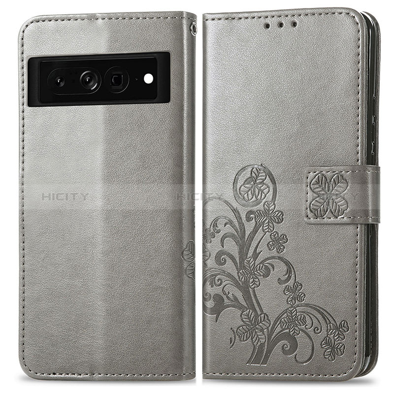 Custodia Portafoglio In Pelle Fiori Cover con Supporto per Google Pixel 7 Pro 5G