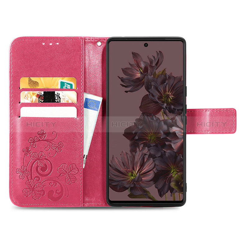 Custodia Portafoglio In Pelle Fiori Cover con Supporto per Google Pixel 7 Pro 5G