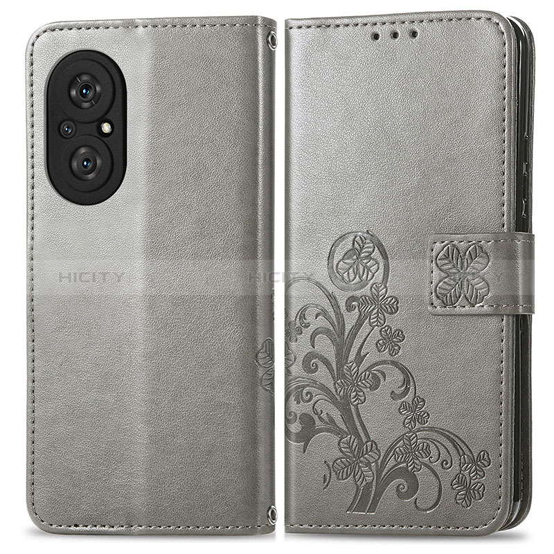 Custodia Portafoglio In Pelle Fiori Cover con Supporto per Huawei Honor 50 SE 5G