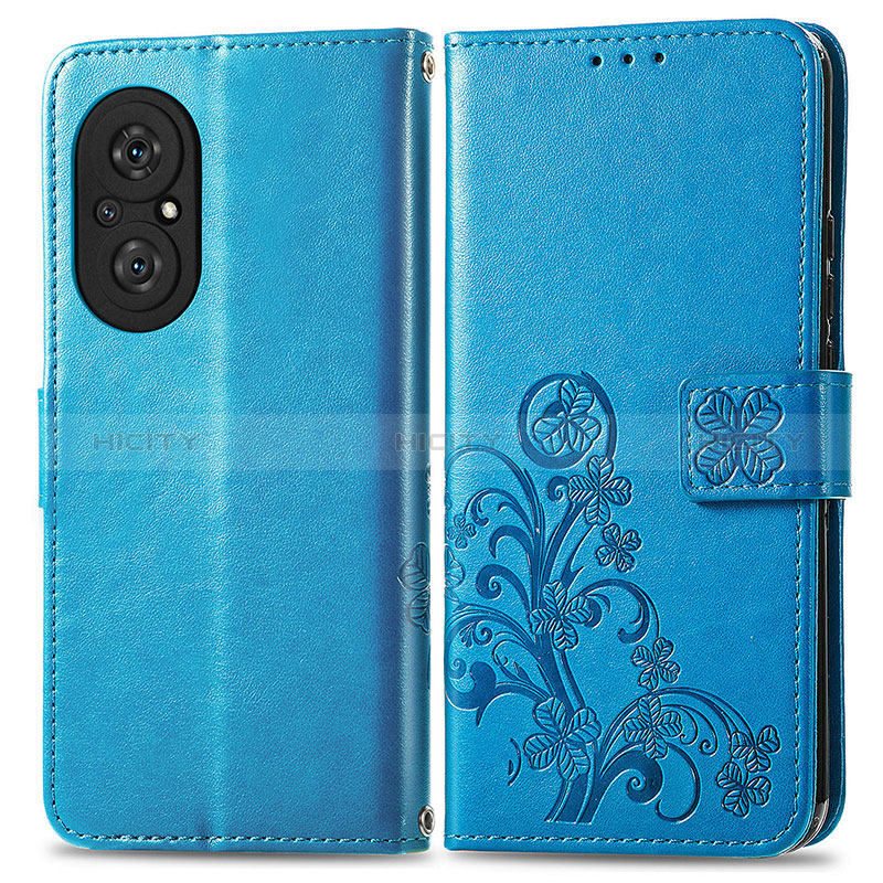 Custodia Portafoglio In Pelle Fiori Cover con Supporto per Huawei Honor 50 SE 5G