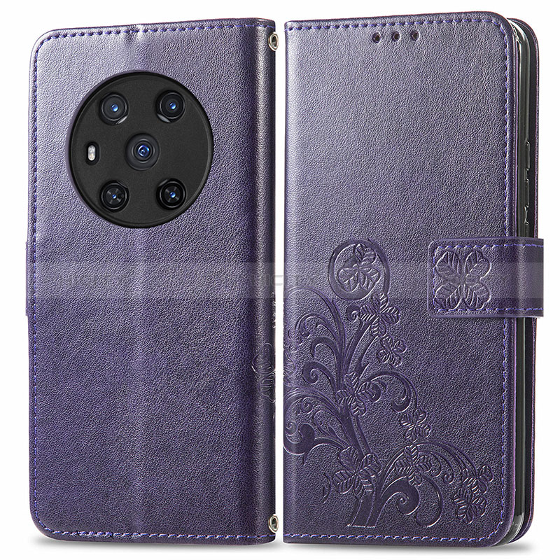 Custodia Portafoglio In Pelle Fiori Cover con Supporto per Huawei Honor Magic3 5G