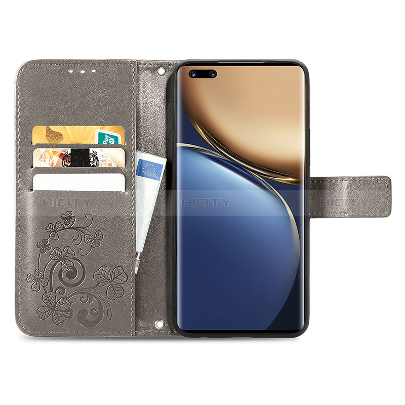 Custodia Portafoglio In Pelle Fiori Cover con Supporto per Huawei Honor Magic3 Pro 5G