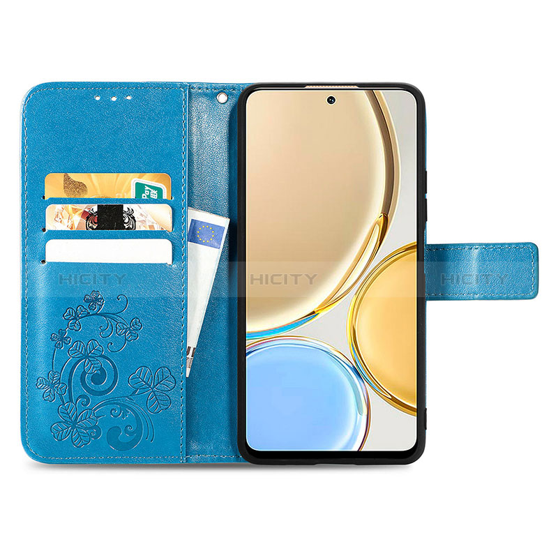 Custodia Portafoglio In Pelle Fiori Cover con Supporto per Huawei Honor Magic4 Lite 5G