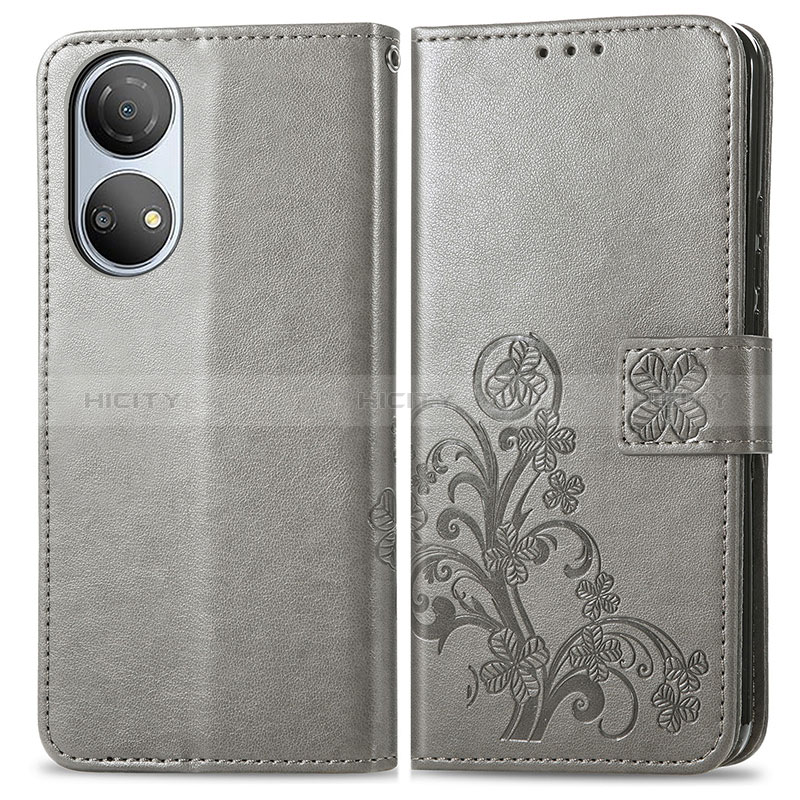 Custodia Portafoglio In Pelle Fiori Cover con Supporto per Huawei Honor X7