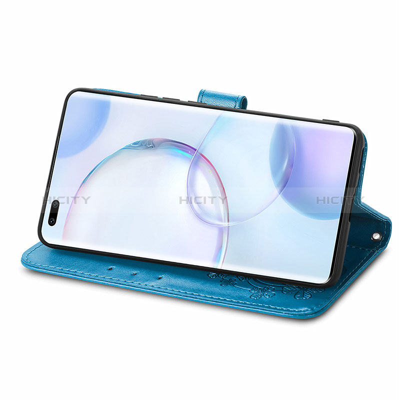 Custodia Portafoglio In Pelle Fiori Cover con Supporto per Huawei Nova 9 Pro