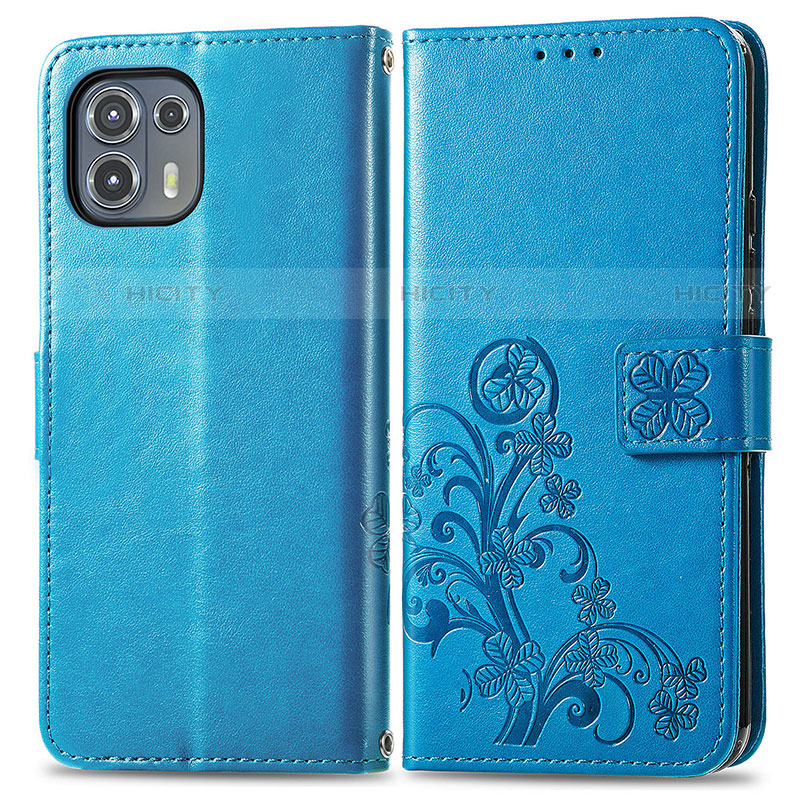 Custodia Portafoglio In Pelle Fiori Cover con Supporto per Motorola Moto Edge 20 Lite 5G