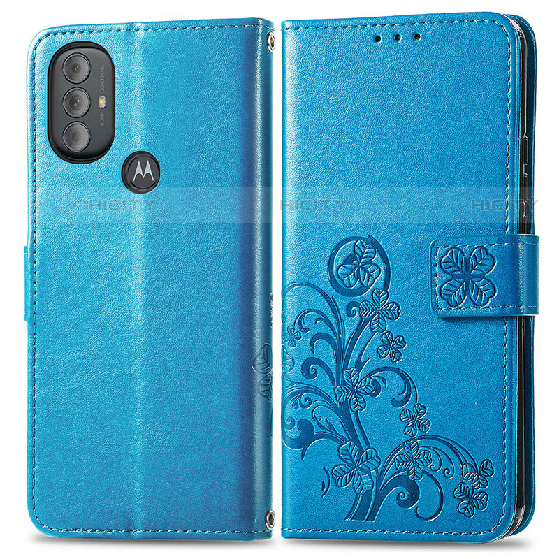 Custodia Portafoglio In Pelle Fiori Cover con Supporto per Motorola Moto G Play Gen 2