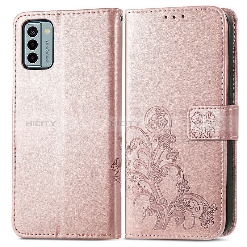 Custodia Portafoglio In Pelle Fiori Cover con Supporto per Nokia G22