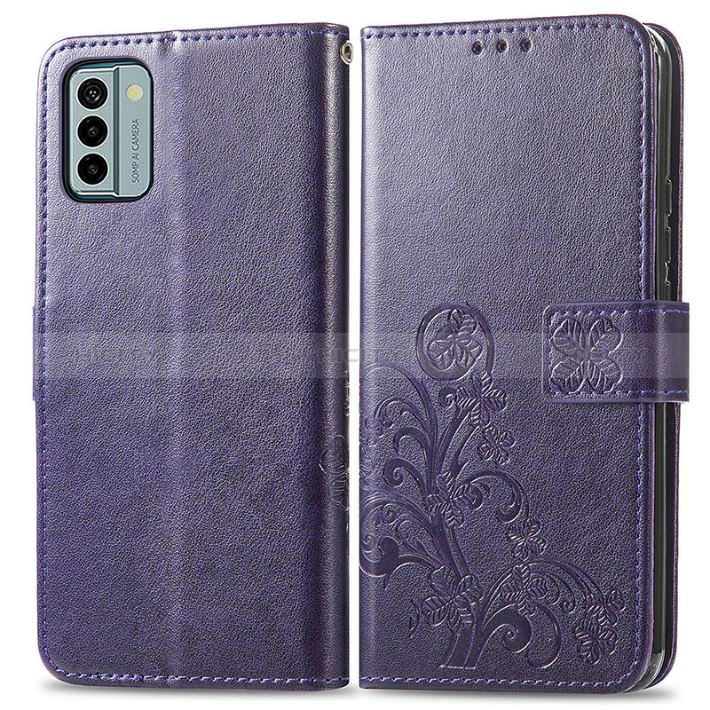 Custodia Portafoglio In Pelle Fiori Cover con Supporto per Nokia G22