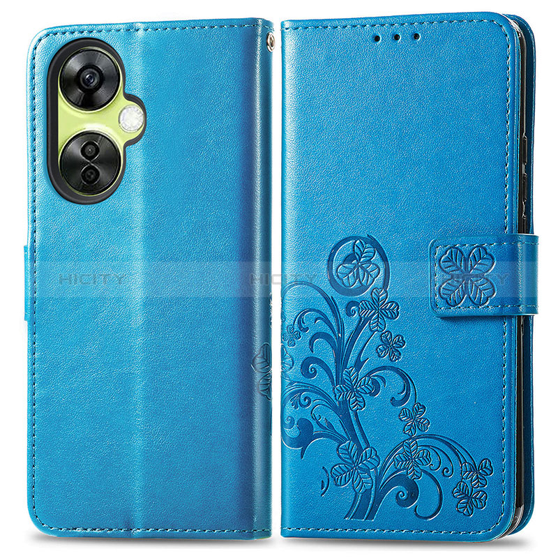 Custodia Portafoglio In Pelle Fiori Cover con Supporto per OnePlus Nord CE 3 Lite 5G