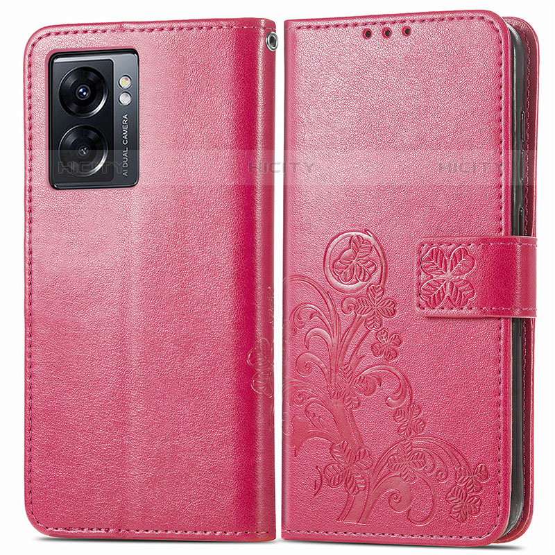 Custodia Portafoglio In Pelle Fiori Cover con Supporto per OnePlus Nord N300 5G