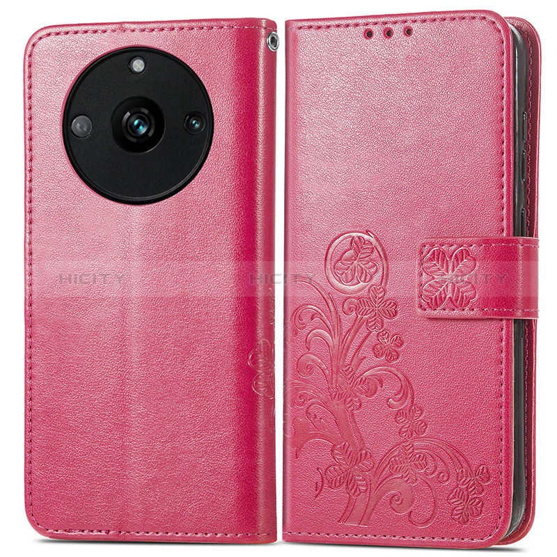 Custodia Portafoglio In Pelle Fiori Cover con Supporto per Realme 11 Pro+ Plus 5G