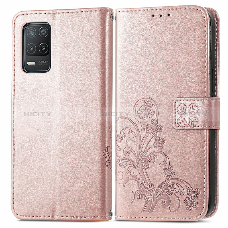 Custodia Portafoglio In Pelle Fiori Cover con Supporto per Realme 8s 5G