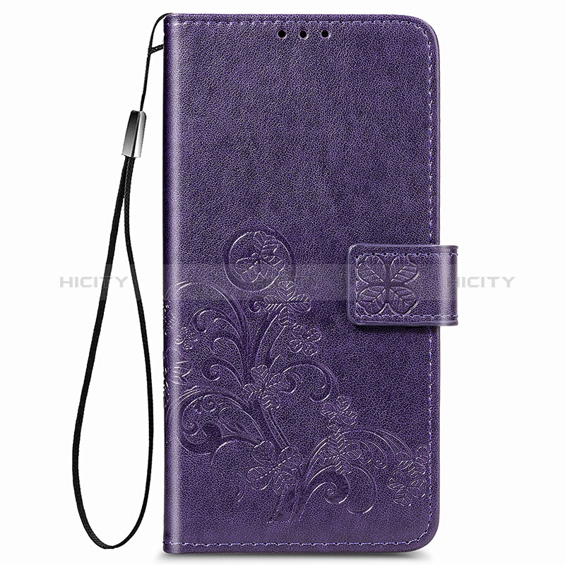 Custodia Portafoglio In Pelle Fiori Cover con Supporto per Samsung Galaxy A12