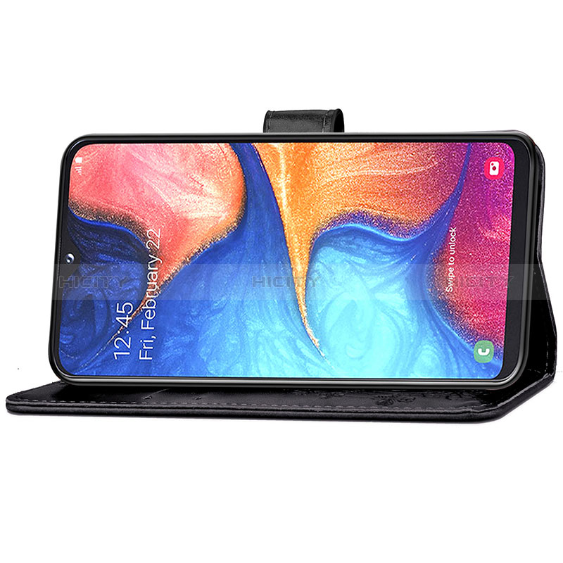 Custodia Portafoglio In Pelle Fiori Cover con Supporto per Samsung Galaxy A20e