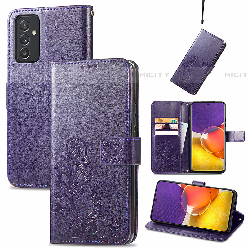 Custodia Portafoglio In Pelle Fiori Cover con Supporto per Samsung Galaxy A25 5G