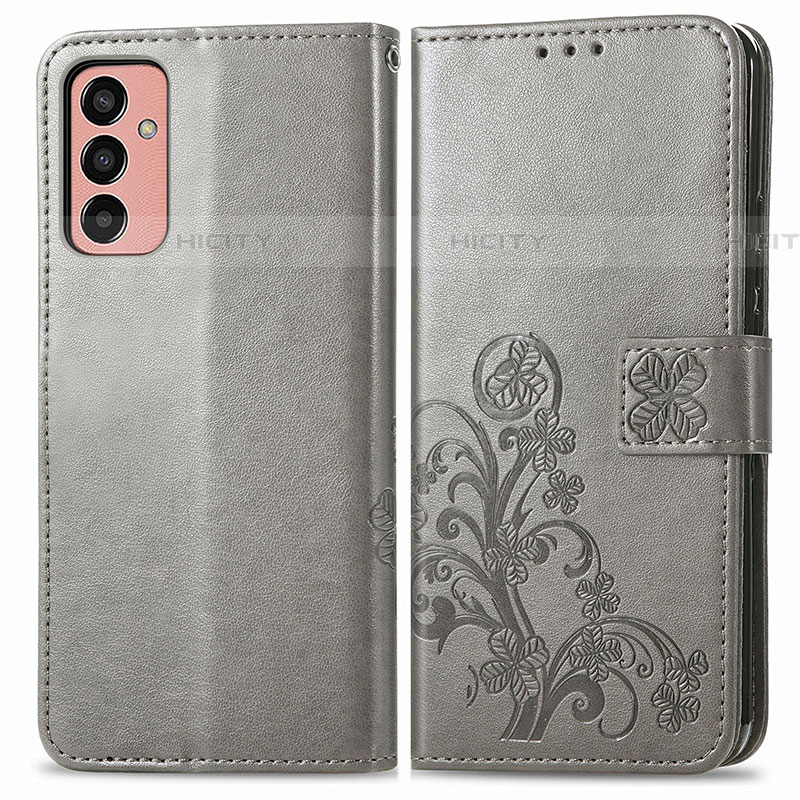 Custodia Portafoglio In Pelle Fiori Cover con Supporto per Samsung Galaxy F13 4G