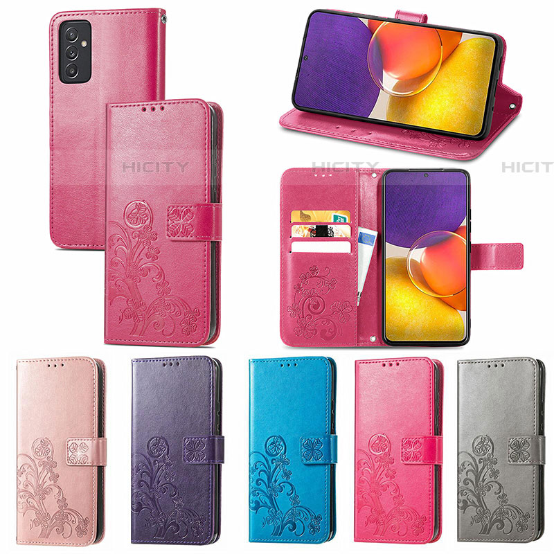 Custodia Portafoglio In Pelle Fiori Cover con Supporto per Samsung Galaxy F34 5G