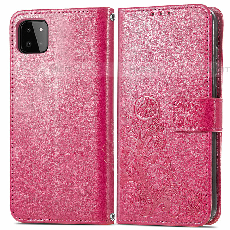 Custodia Portafoglio In Pelle Fiori Cover con Supporto per Samsung Galaxy F42 5G