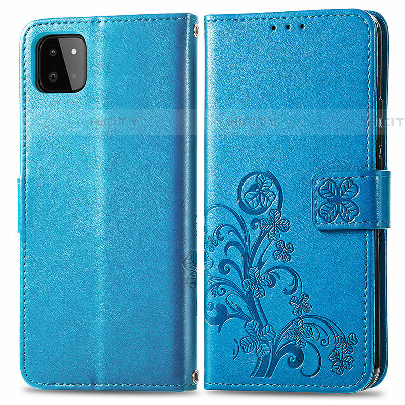 Custodia Portafoglio In Pelle Fiori Cover con Supporto per Samsung Galaxy F42 5G