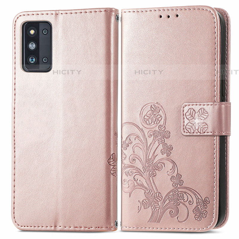 Custodia Portafoglio In Pelle Fiori Cover con Supporto per Samsung Galaxy F52 5G