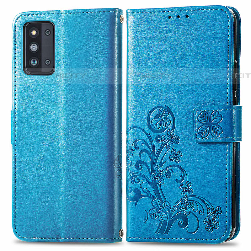 Custodia Portafoglio In Pelle Fiori Cover con Supporto per Samsung Galaxy F52 5G