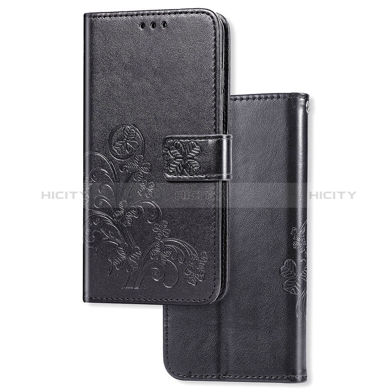 Custodia Portafoglio In Pelle Fiori Cover con Supporto per Samsung Galaxy S20 Ultra 5G Nero