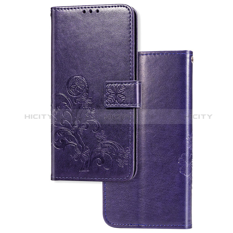 Custodia Portafoglio In Pelle Fiori Cover con Supporto per Sony Xperia L4