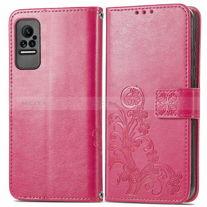 Custodia Portafoglio In Pelle Fiori Cover con Supporto per Xiaomi Civi 1S 5G