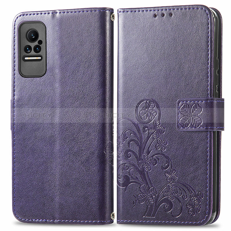 Custodia Portafoglio In Pelle Fiori Cover con Supporto per Xiaomi Civi 1S 5G