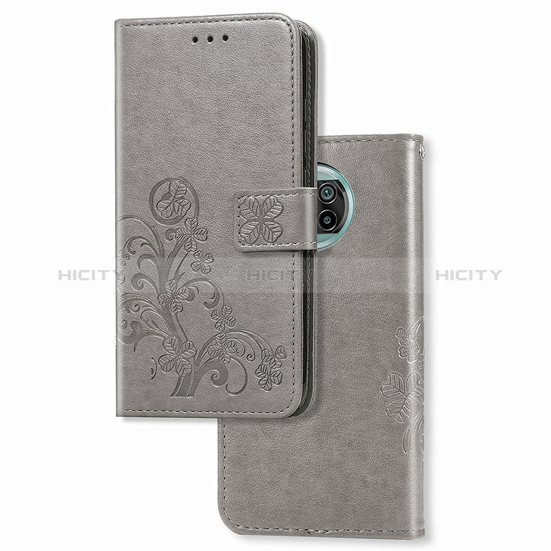 Custodia Portafoglio In Pelle Fiori Cover con Supporto per Xiaomi Mi 10i 5G