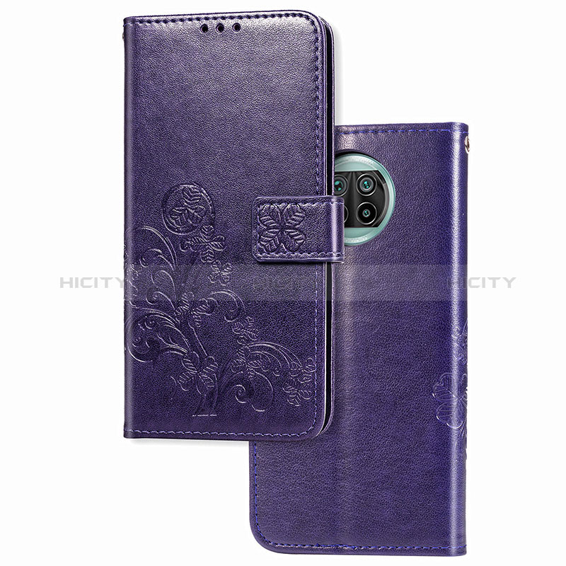 Custodia Portafoglio In Pelle Fiori Cover con Supporto per Xiaomi Mi 10i 5G