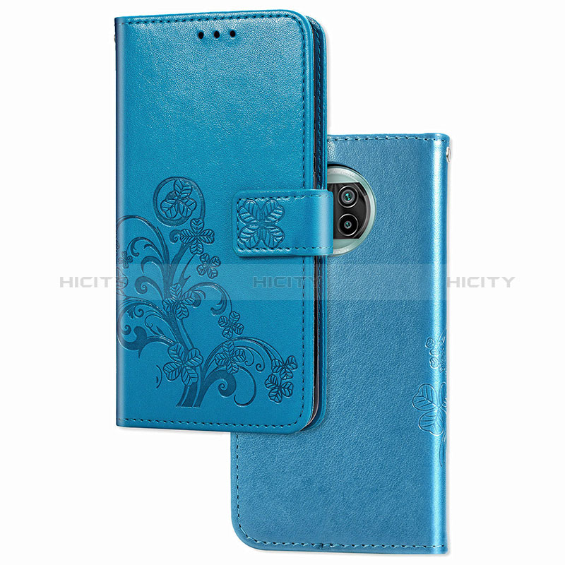 Custodia Portafoglio In Pelle Fiori Cover con Supporto per Xiaomi Mi 10i 5G