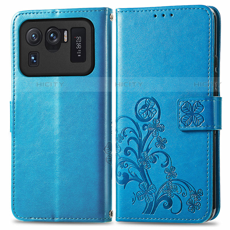 Custodia Portafoglio In Pelle Fiori Cover con Supporto per Xiaomi Mi 11 Ultra 5G