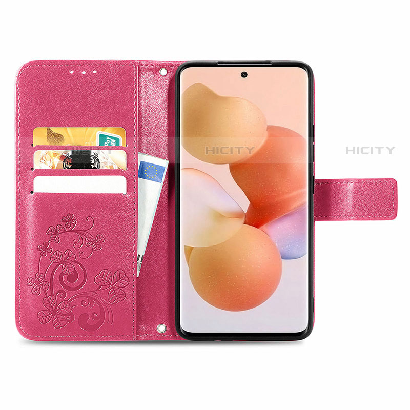 Custodia Portafoglio In Pelle Fiori Cover con Supporto per Xiaomi Mi 12 Lite 5G