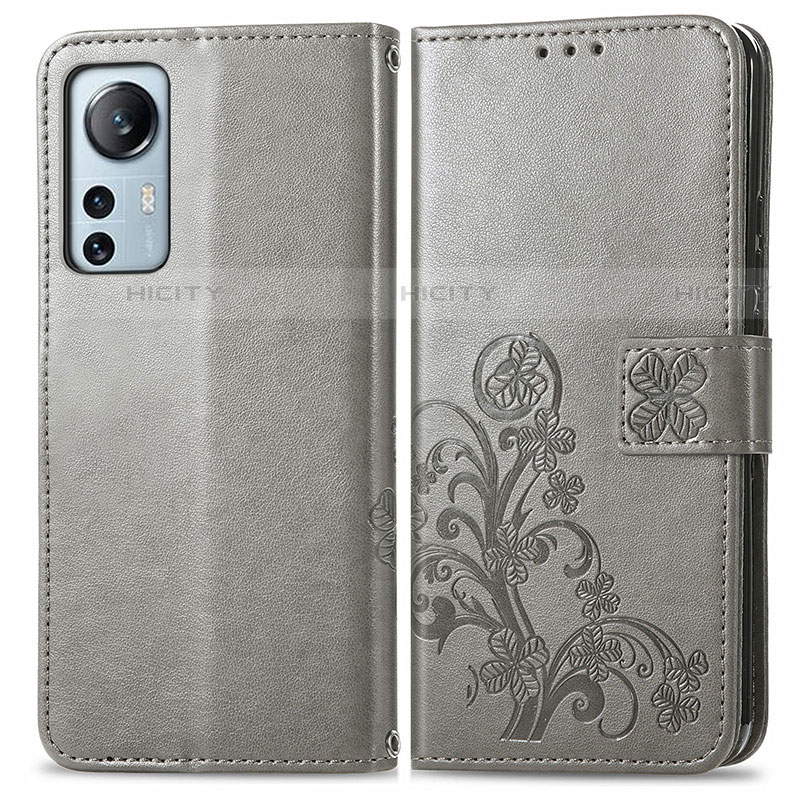 Custodia Portafoglio In Pelle Fiori Cover con Supporto per Xiaomi Mi 12S 5G